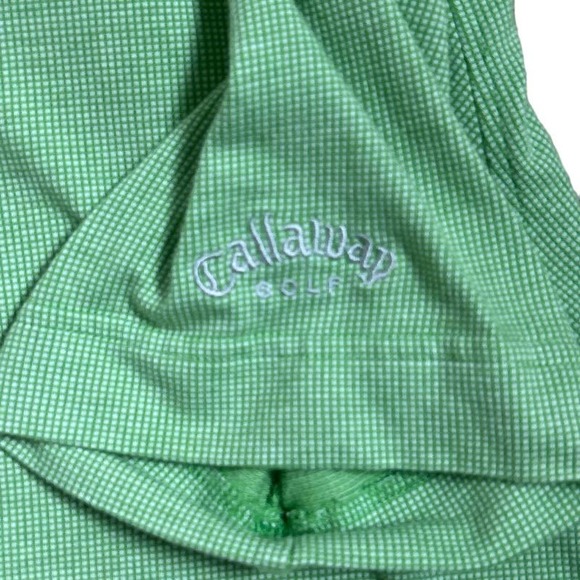 Callaway Golf X series C tech Polo size L Large Green Quick Dry Moisture Wicking - Picture 2 of 7